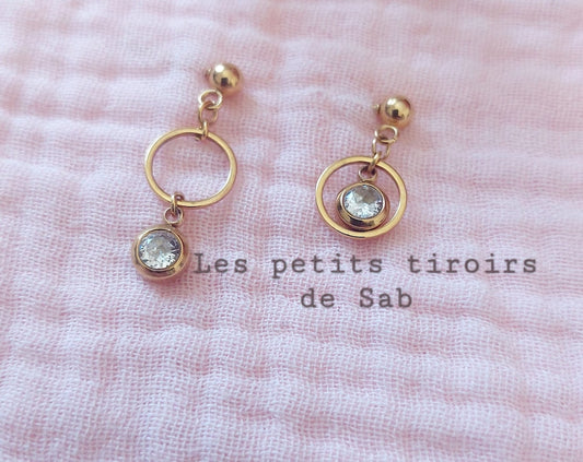 Boucles d’oreilles “Moon”